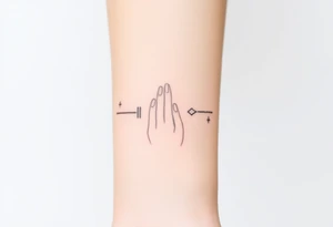 play, pause, stop, and rewind line tattoo tattoo idea