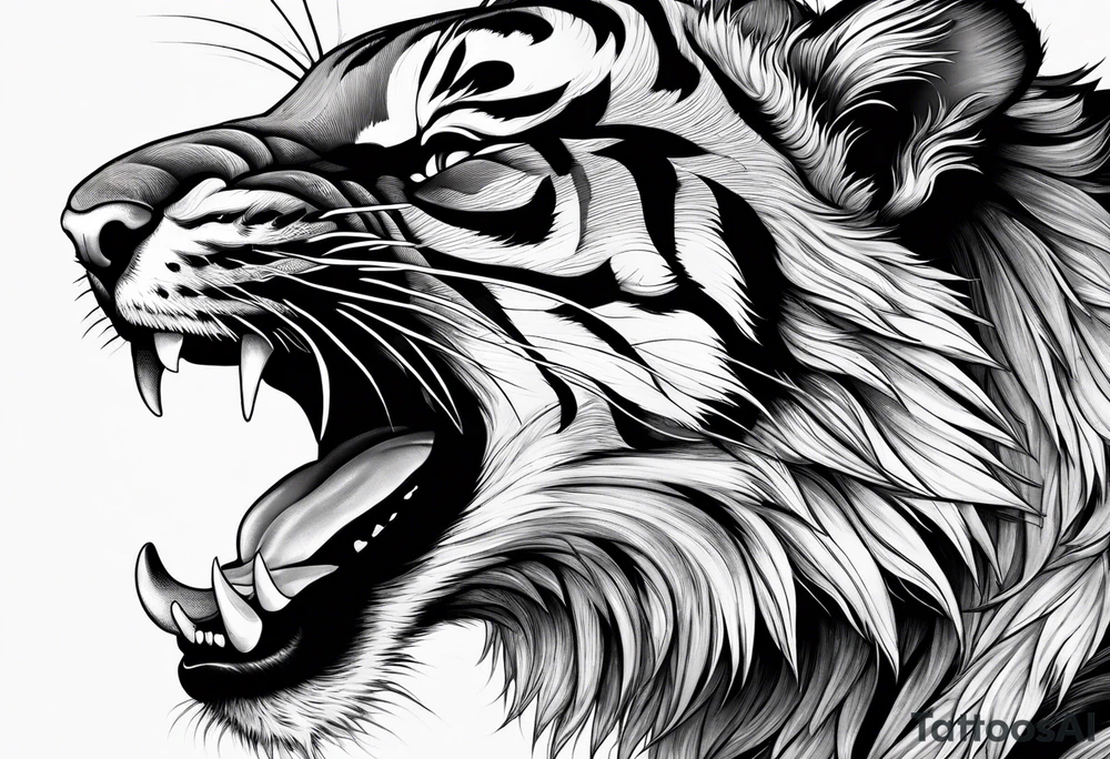 Rat on Tiger tattoo idea