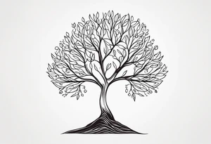 Tree seed tattoo idea