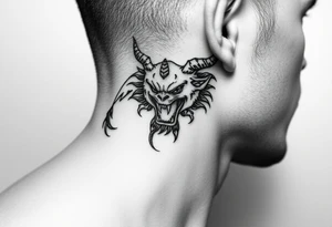 An angry vicious zodiac sign for July 9th tattoo idea