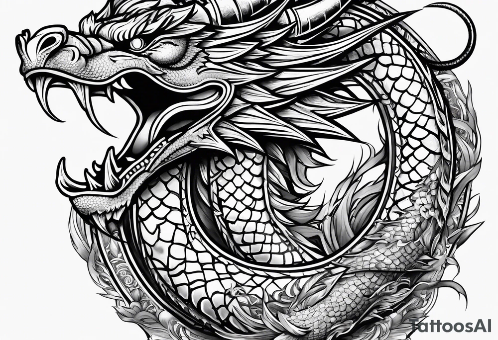 Dragon, Marine Corps, Ocean, Travel, China, Iraq tattoo idea