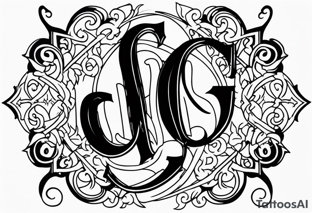 the word coleman in old english font tattoo idea