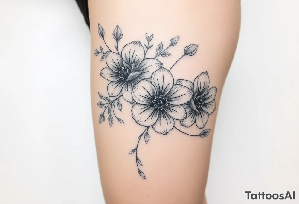flowers , , soul , meaning tattoo idea