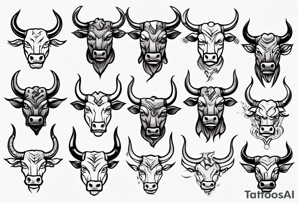 bull tattoo idea