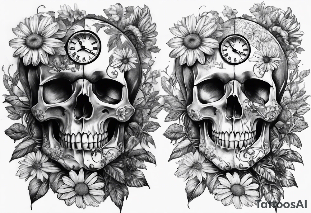 Alexander 
Maverick 
Karsch 
Skulls 
Clocks
Trees 
Daisy tattoo idea