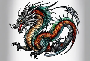 dragon tattoo idea