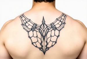 Chest armor tattoo idea