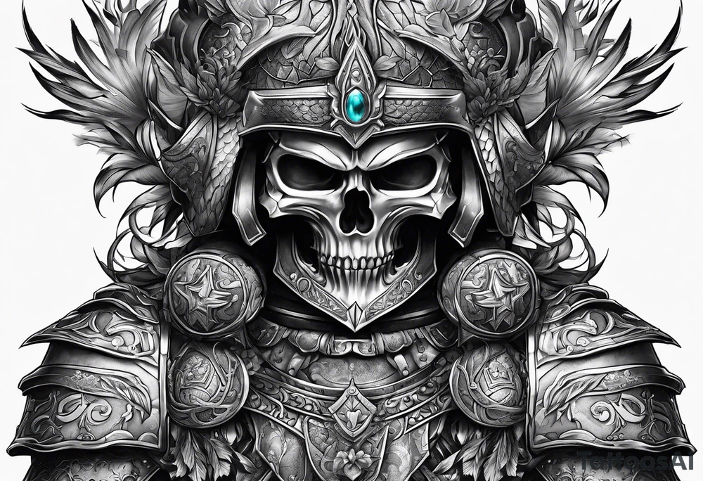 heavy armor tattoo idea