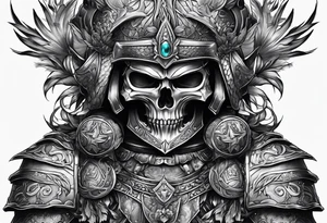 heavy armor tattoo idea