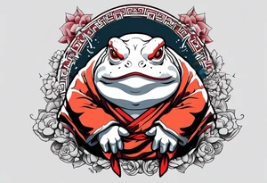 Jiraiya Naruto Gamakichi toad tattoo idea