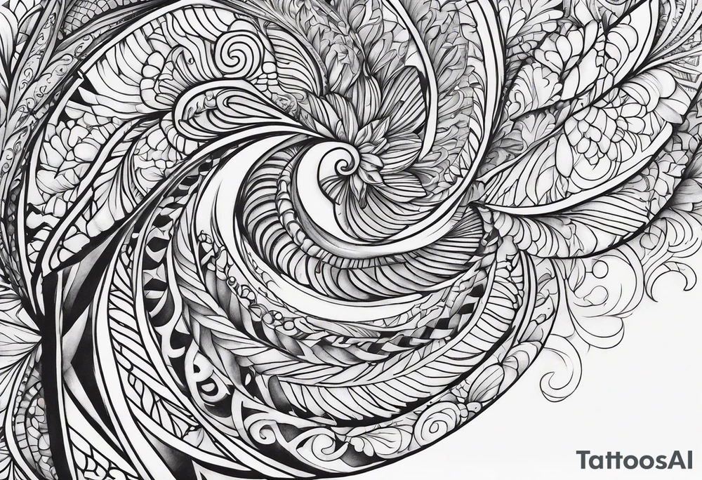 spiral tattoo idea