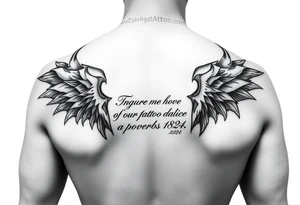 Writing 76 2323 proverbs 18:24 tattoo idea