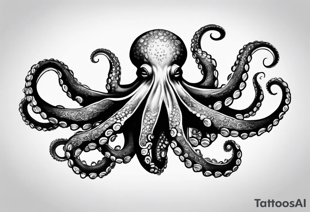 realistic octopus tattoo idea