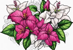 Bougainvillea tattoo idea