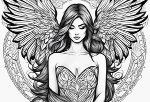 Christian, Phoenix, strong, shy , grey character tattoo idea