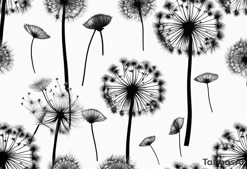 Dandelion tattoo idea