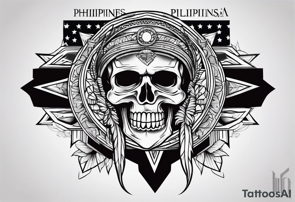 Philippines usa tattoo idea