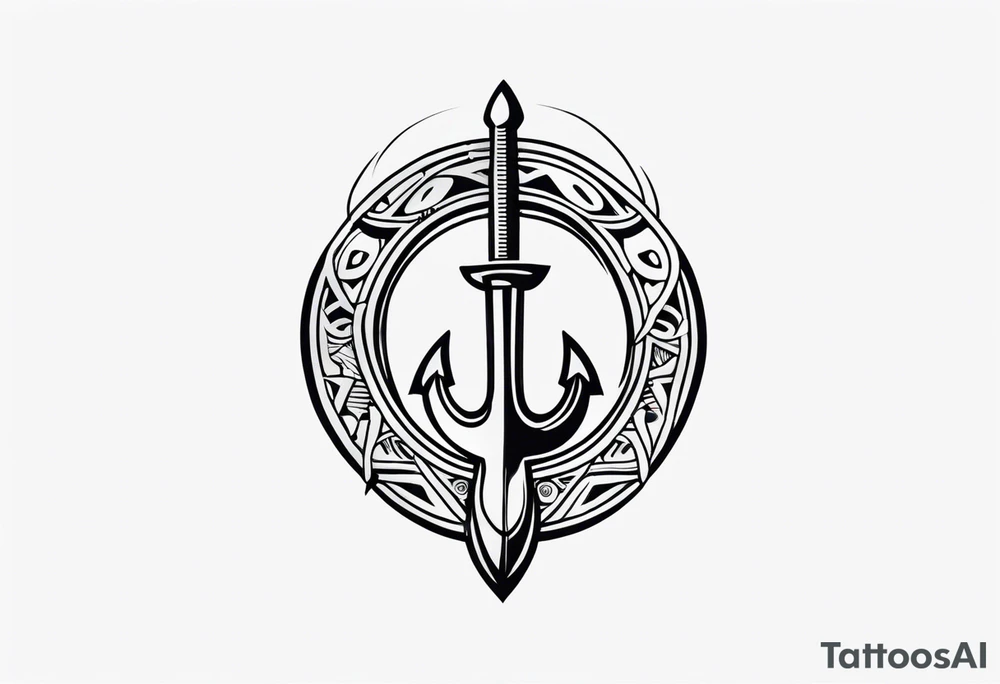 Polynesian fishing hook tattoo tattoo idea