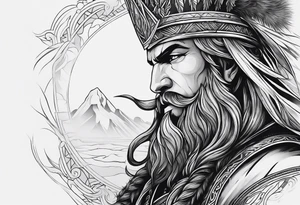 Valhalla mist fog tattoo idea