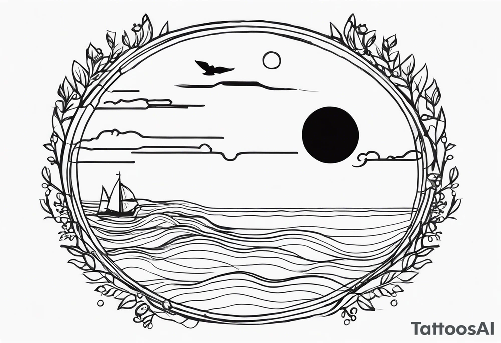 lyrics "i was not born to drown" tattoo idea