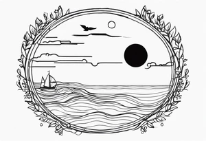 lyrics "i was not born to drown" tattoo idea