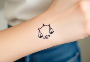 Libra stars tattoo idea