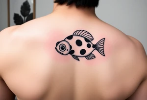 Ladybug beta fish tattoo idea