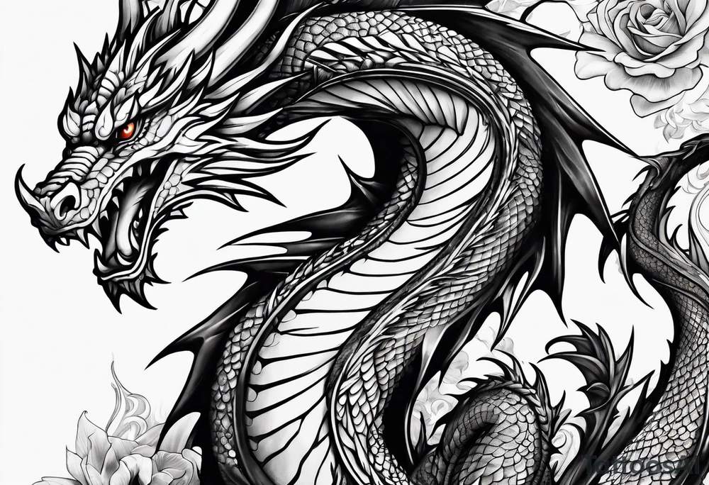 Dragon tattoo idea