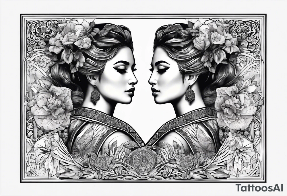 patchwork back tattoos greek tattoo idea