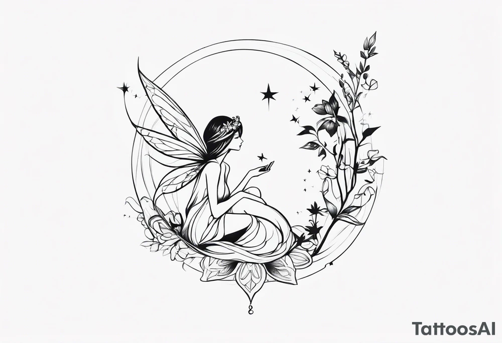 fairy tattoo idea
