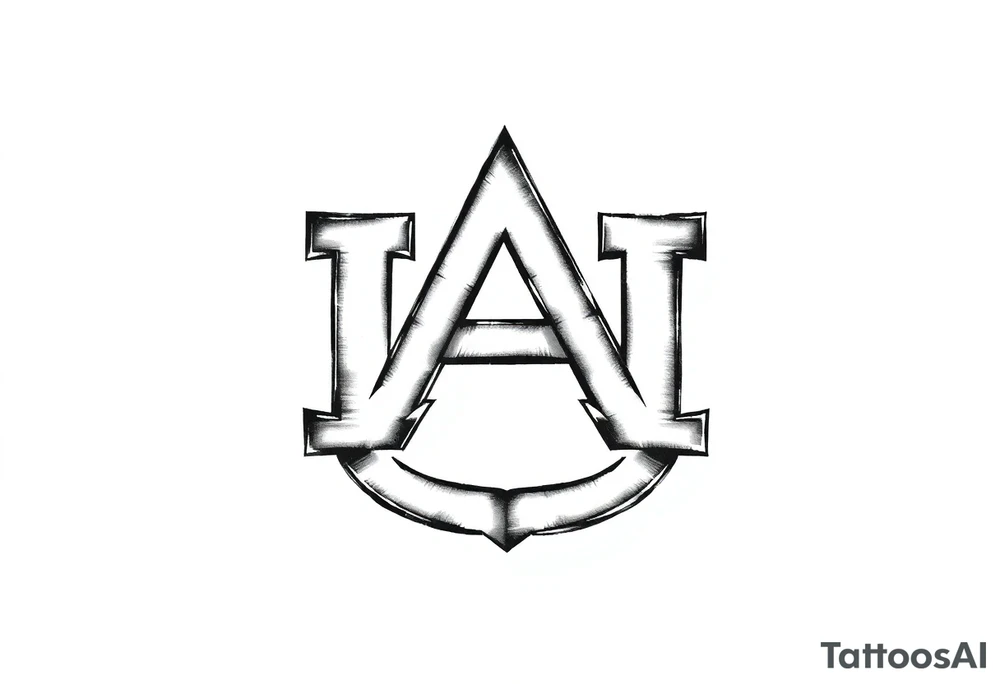 Auburn symbol tattoo idea