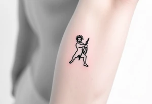 achilles the greek myth, in a symbol tattoo idea