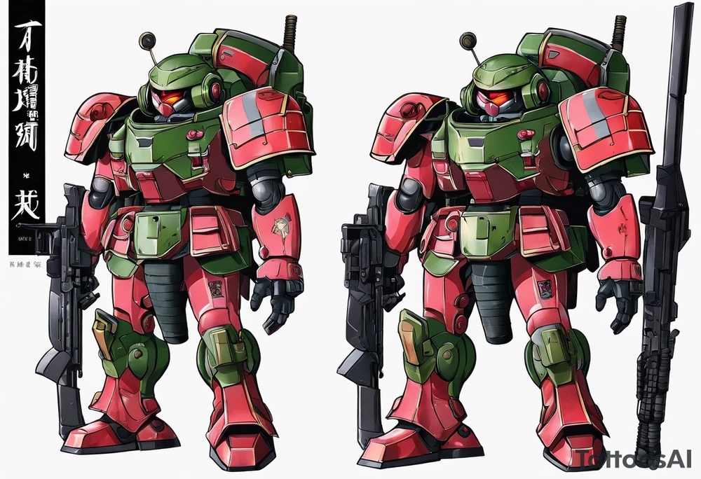 Zaku II tattoo idea