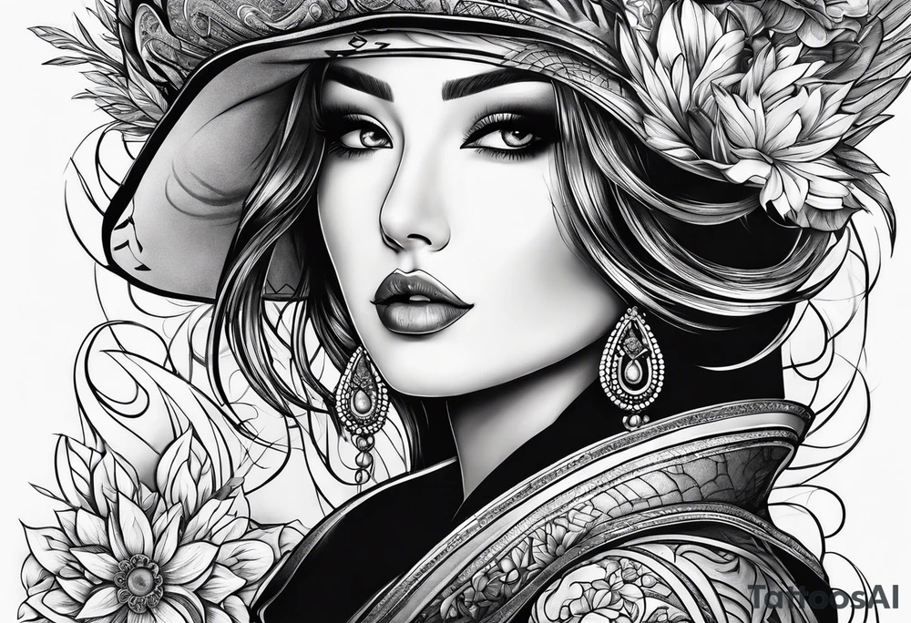 Mann mit umhang tattoo idea