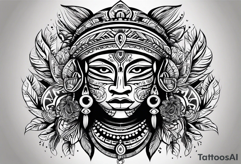 🇵🇷  🇻🇮  🇹🇹 taino tribal art tattoo idea