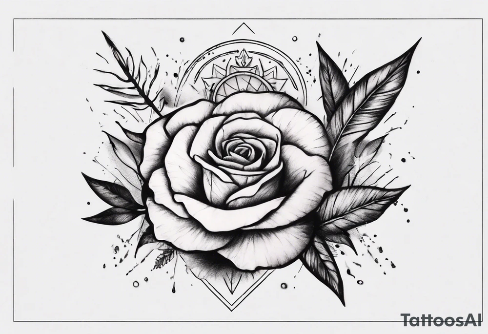 rose des vents tattoo idea
