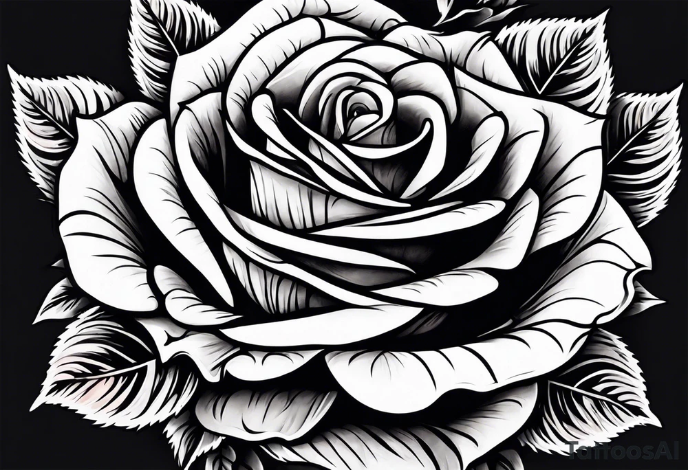 every rose has its thorn tattoo idea