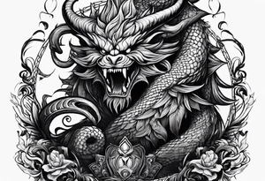 Monster within tattoo idea