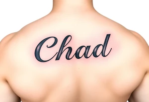 Boyfriend name chad tattoo idea