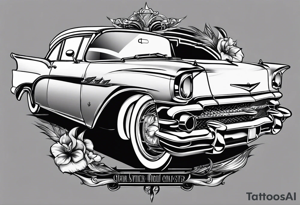 Number 14 in a gangster font tattoo idea