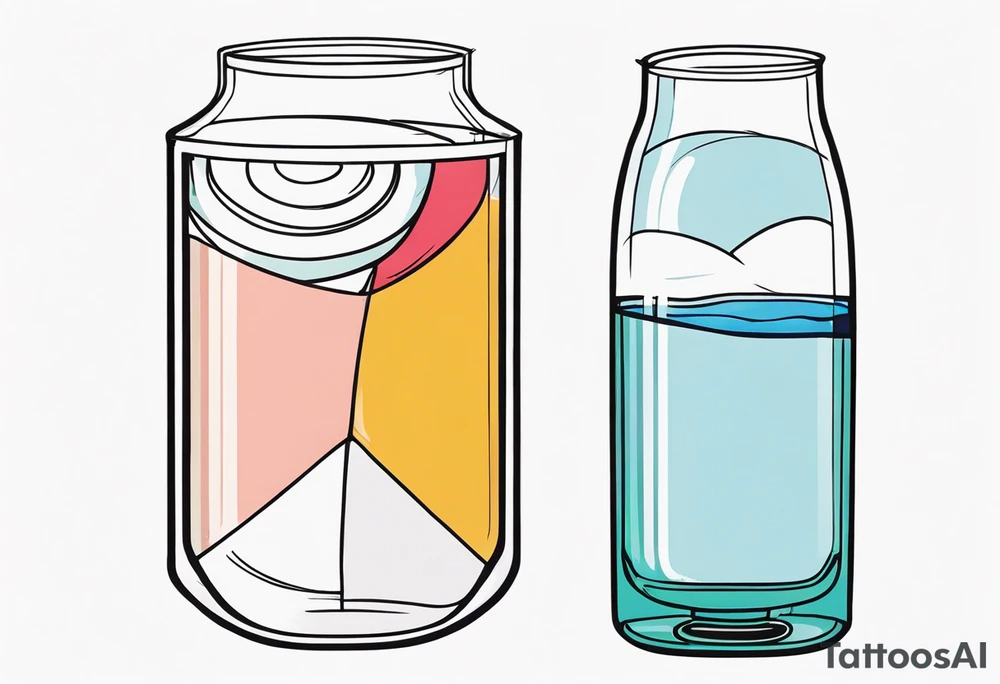 focus on glass half full tattoo idea
