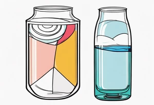 focus on glass half full tattoo idea