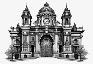 Puerta de Alcalá tattoo idea