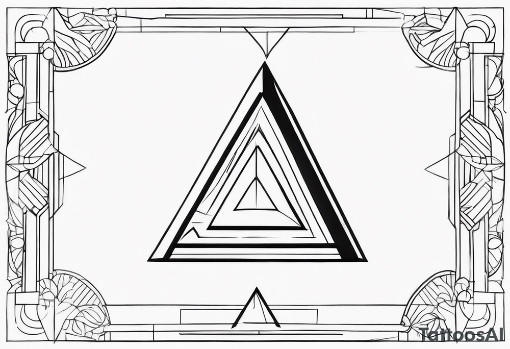 uppercase delta tattoo idea