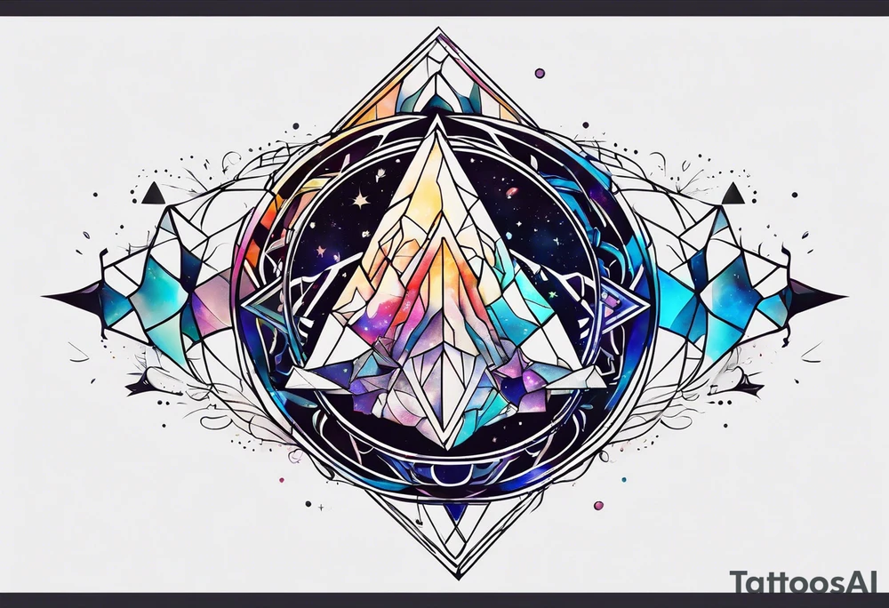 Galaxy tattoo idea