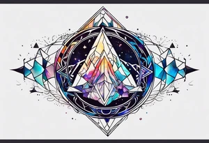 Galaxy tattoo idea