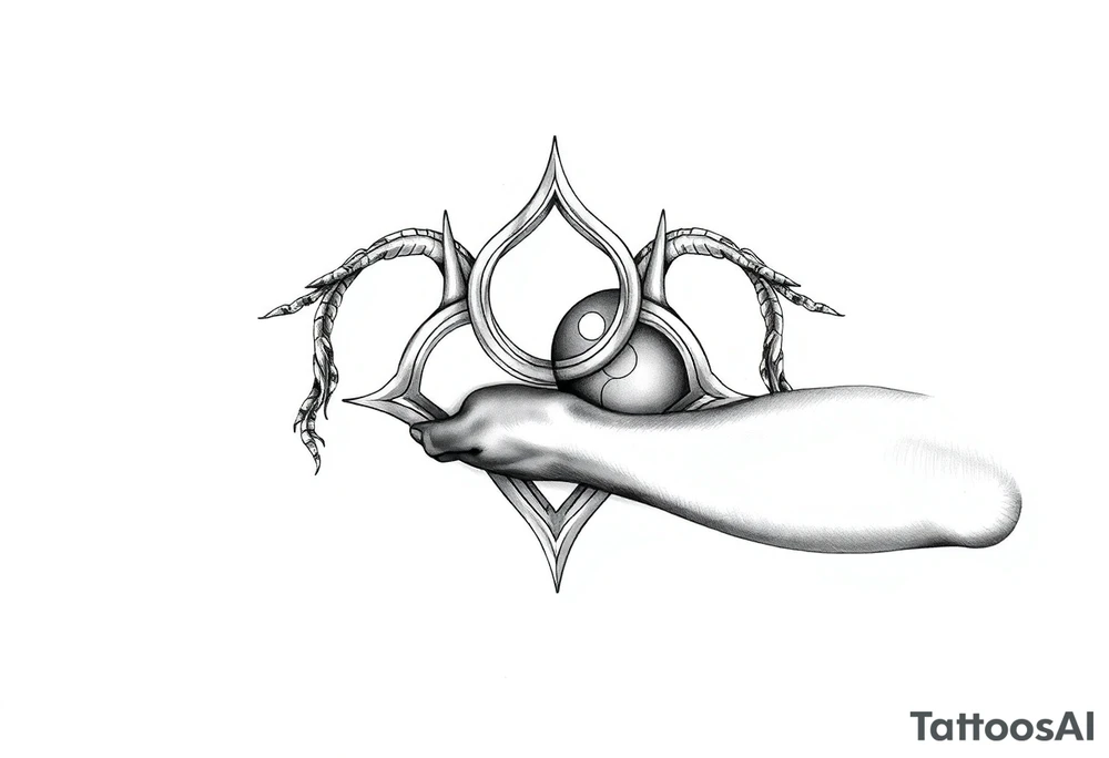 Triskelion Yin and yang twins tattoo idea