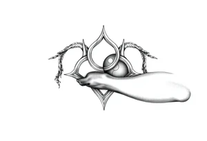Triskelion Yin and yang twins tattoo idea