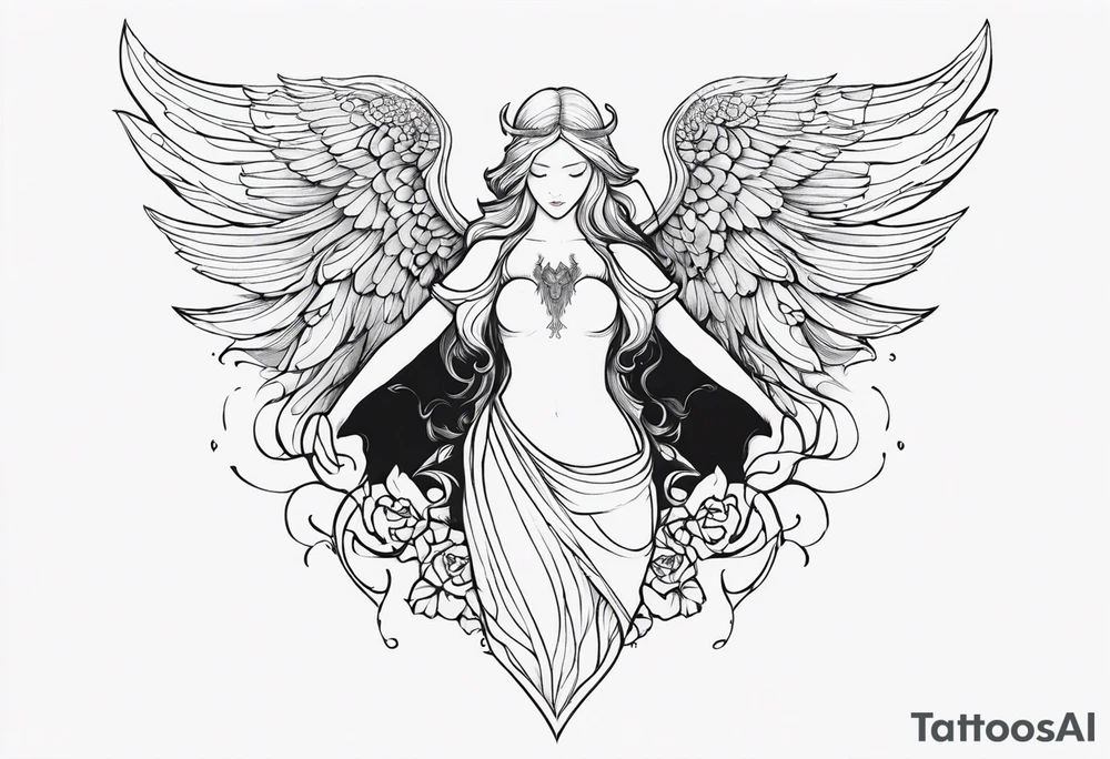 Seraphim angel tattoo idea
