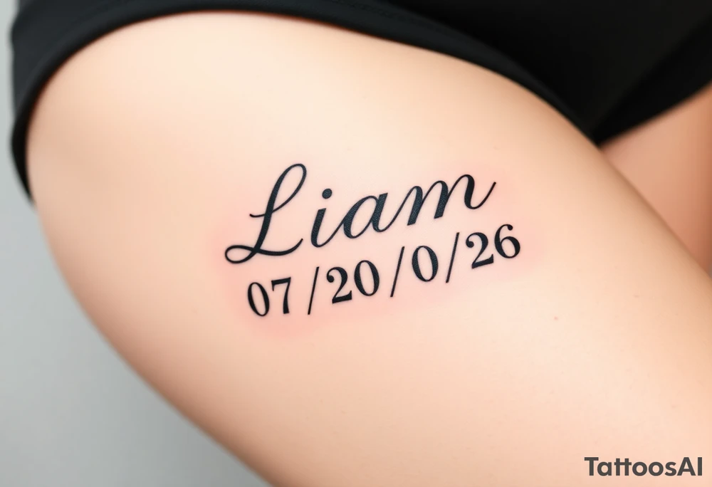 Liam 
07/20/26 tattoo idea